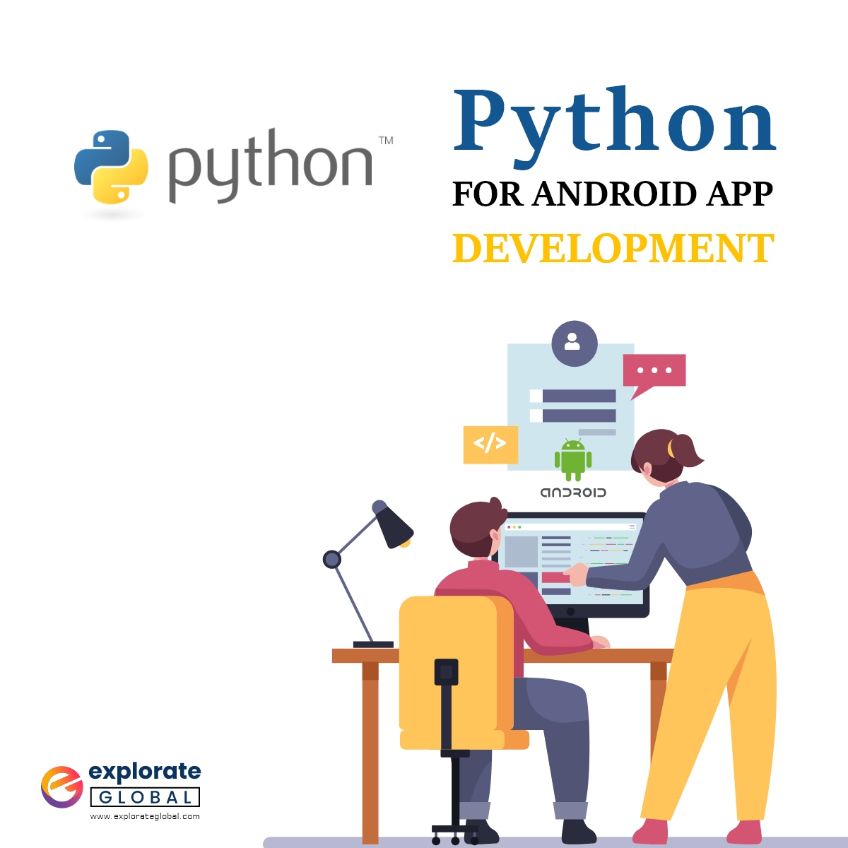 ExplorateG's tweet photo. Do you know that you can build your mobile app using #pythonprogramming ? It has a large community support and comes with a variety of libraries. We have listed 5 effective tools that can be used for developing Android applications. 
https://t.co/hQupkmMDUu https://t.co/XfUllJJp3U