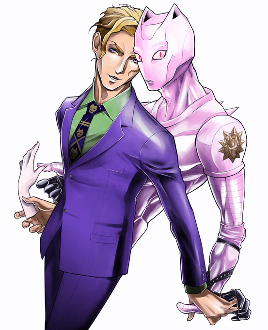 His name is killer.
#jojo 