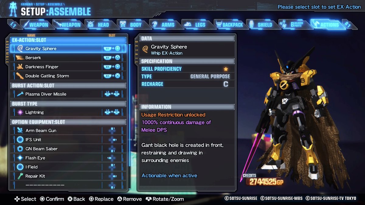 The_Kuro_Otaku's tweet photo. Revised Bass to give him more of his in game moveset.
#BuildAndBreak video out this week!
#GundamBreaker3 #PS4share https://t.co/bG1SNhWdQp