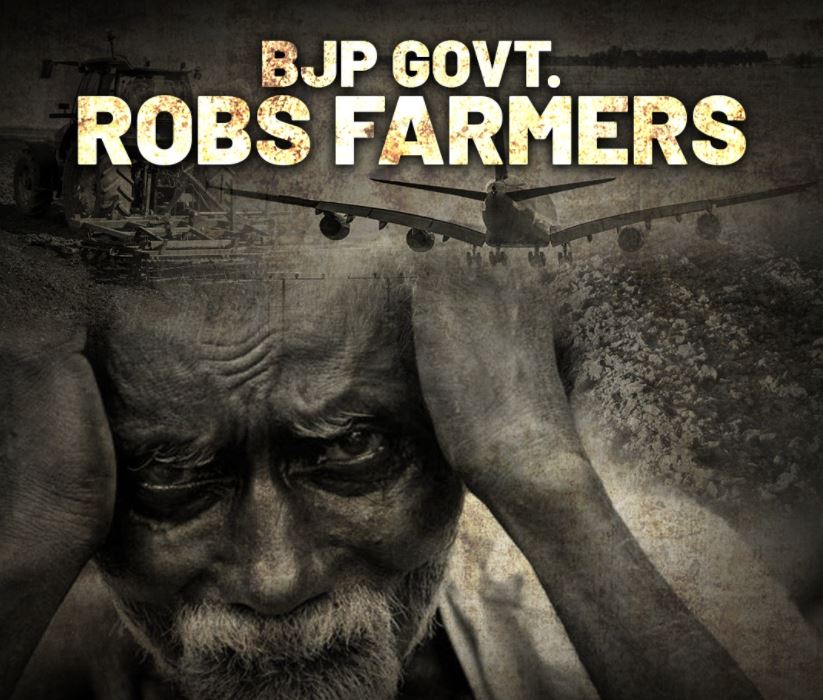 AITC4UP's tweet photo. Nearly 700 farmers lost their lives during the protests against the 3 draconian farm bills. But @BJP4India had the audacity to claim that they have no farmer death data! Apathetic &amp; undemocratic, this party has broken the backbone of humanity in India. #DoubleEngineDisaster https://t.co/P9BGPZI4sE