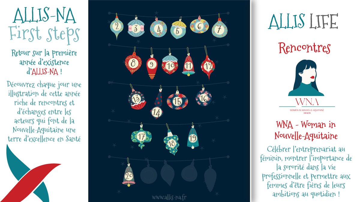 📅 JOUR 20 - ALLisLIFE 🎁 
WNA - Women in Nouvelle-Aquitaine 👩🏻‍🔬👩🏻‍💼👩🏻‍🎓👩🏻‍⚕️👩🏻‍🏫 Célébrer l’entreprenariat au féminin, montrer l’importance de la sororité dans la vie professionnelle et permettre aux femmes d’être fières de leurs ambitions au quotidien !💪🏻
#AllisLife #AllisWomen #partage