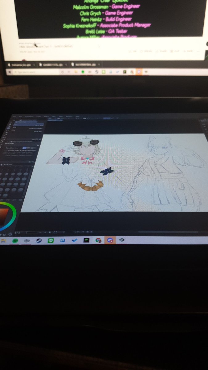 haruko_draws's tweet photo. working (。・ω・。) so sleepy but gotta pump out this cute commission!! its my first non model one I got in a long while https://t.co/5IAl11apGn
