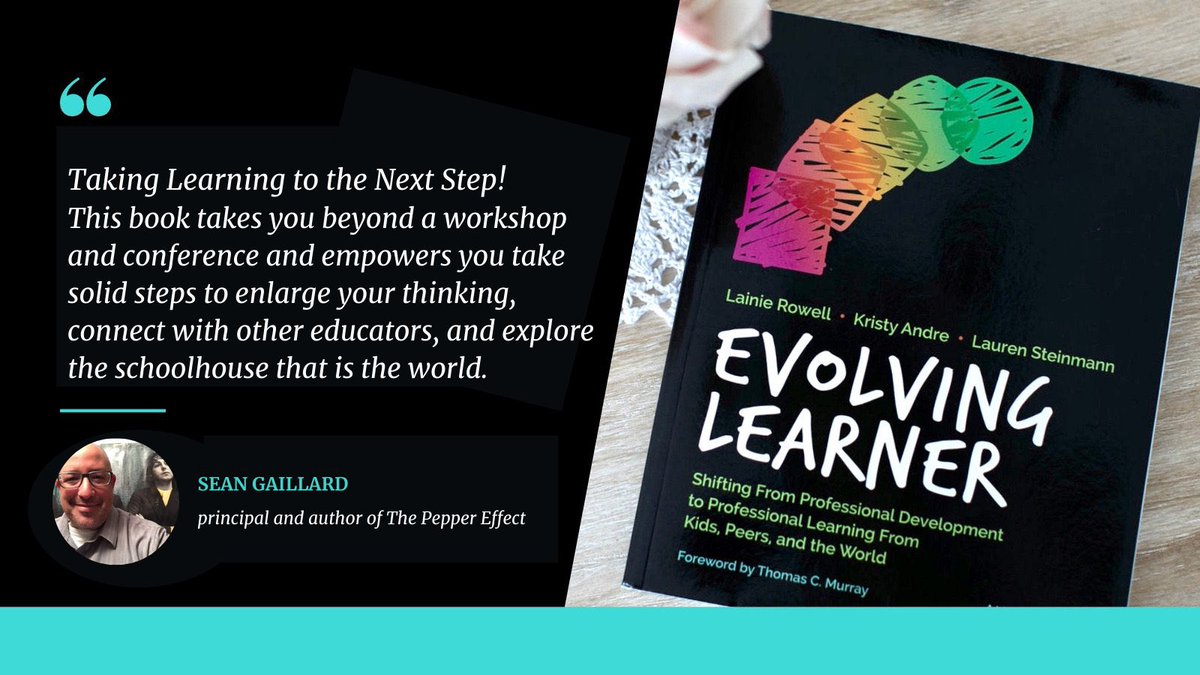 evolvinglearner's tweet image. 🎉Thank you for sharing your thoughts on #EvolvingLearner, 
@smgaillard! We appreciate you! 🤗
📚➡️ bit.ly/evolvinglearne… 
 
@LainieRowell @drkristyandre @LaurenMStein