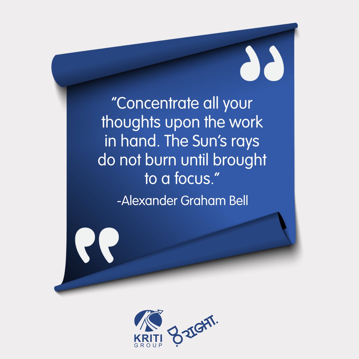 KritiGroupIndia's tweet photo. Prioritize your work to achieve the desired outcome. 
___

#KritiIndia #KritiIndustries #KritiGroup #DoRight #KastaPipes #KritiNutrients #KritiRefinedOil #MadhyaPradesh #India #MondayMotivation https://t.co/AdRPi9mZ1E