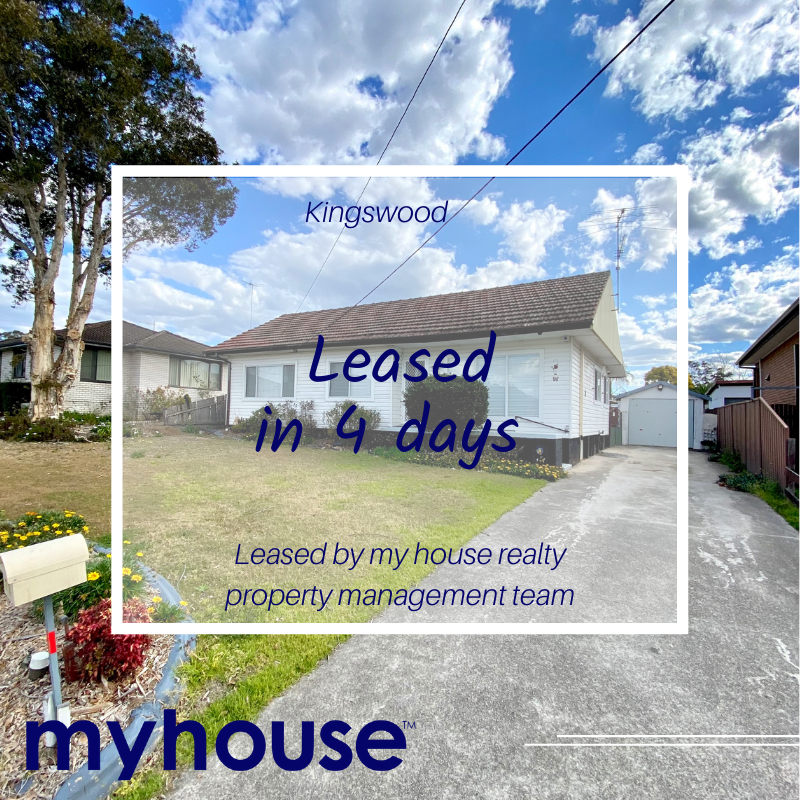 MyHouseRealty's tweet photo. Another top result - LEASED!
.
.
.
#myhouse #myhouserealty #leased #myhousepropertymanagement #propertymanagement #forlease #kingswood #realestate #realestatepenrith https://t.co/IDlCSJSyiR
