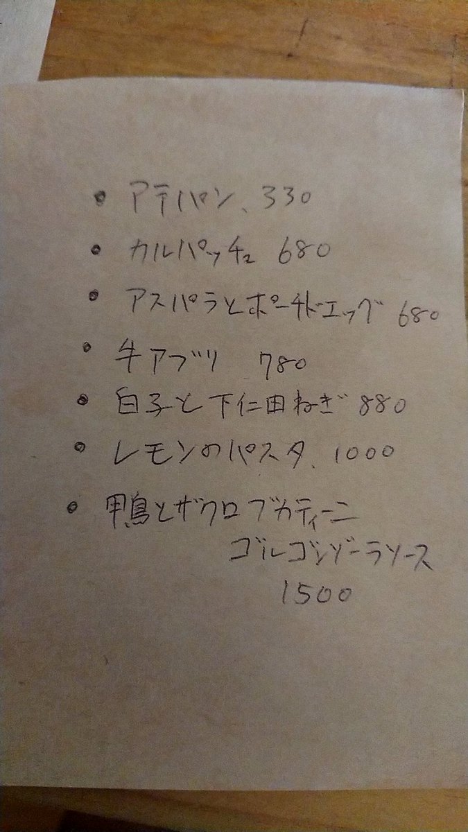 トラットリアあるふぁ (@fkpwwst0mk44qzu) on Twitter photo 