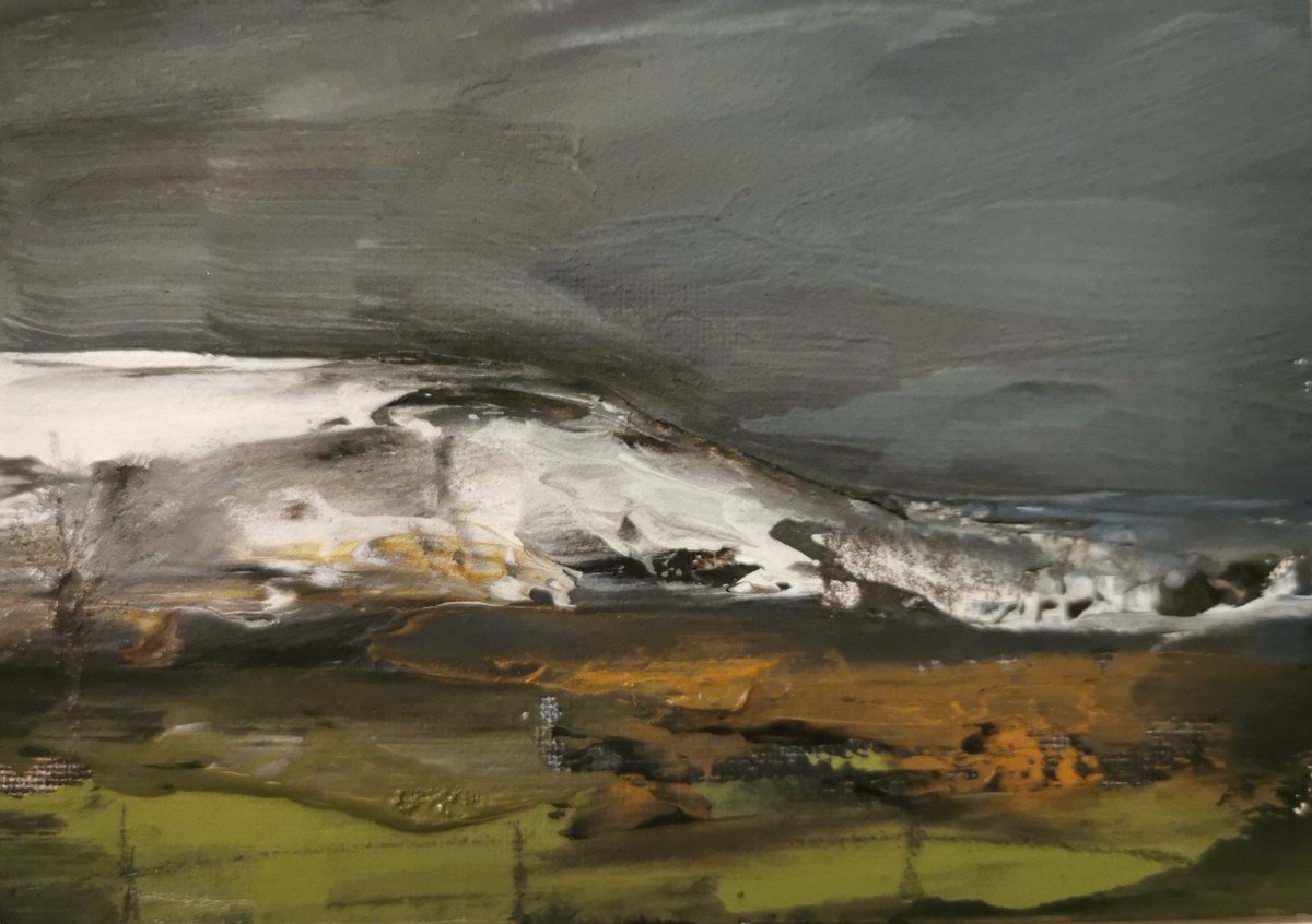 SarahjevsEvans's tweet photo. Rhigos Mountain and Pen y fan
5x7 "
acrylic 
£85
available on etsy https://t.co/o8cMsUs0Z9