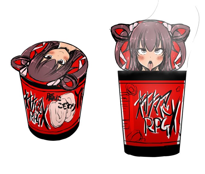 落書き:カップ麺 