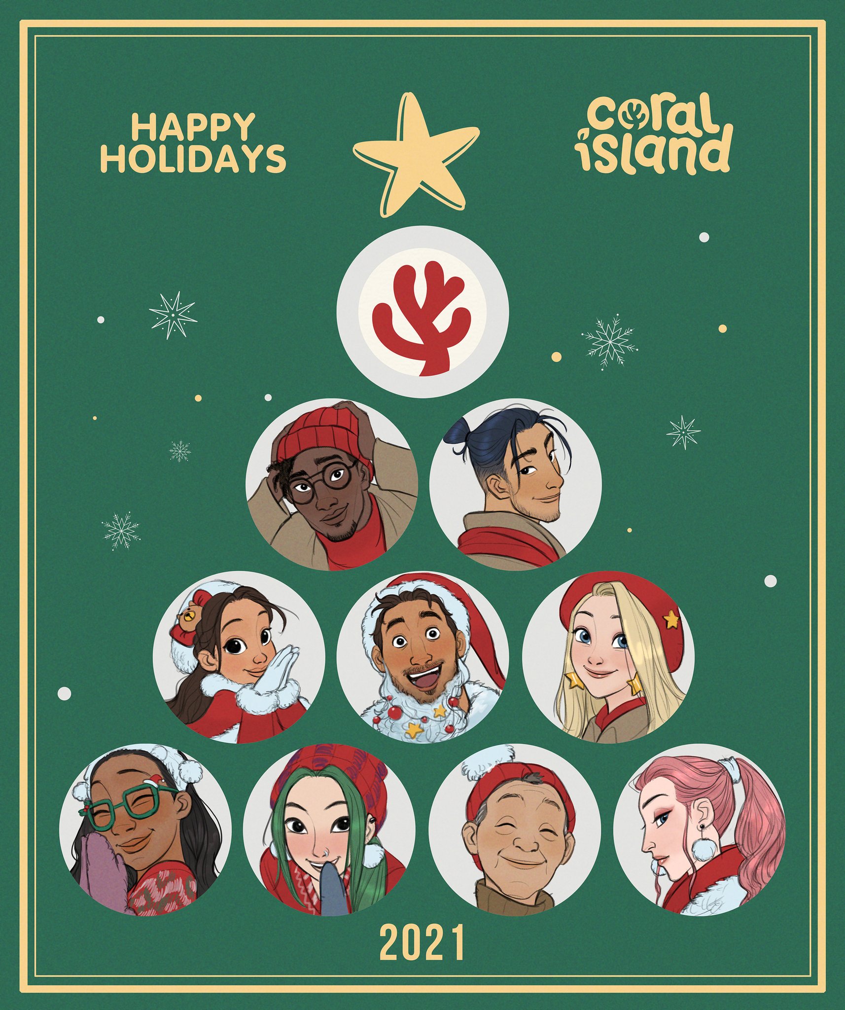 Coral Island on Twitter: "Happy holidays, farmers! Wishing you love