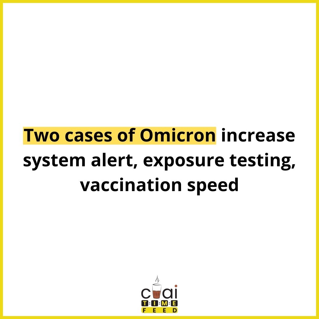 ChaiTimeFeed's tweet photo. The municipality has become alert as two cases of Omicron have been reported in Surat. 

#vaccine #covidvaccine #deltastrain #omicron #WHO #worldhealthorganization #corona #getvaccinated #covid19 #smc #smccenters #RTPCR #smcvaccination #suratcitynews #suratnews #chaitimefeed https://t.co/VB7VVEoCar
