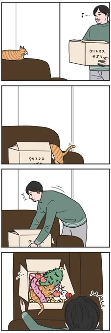 猫流のクリスマスの楽しみ方【男の猫道】ねこのきもちWEB MAGAZINE限定話 vol.116|ねこのきもちWEB MAGAZINE https://t.co/EvPm5JzkNf 