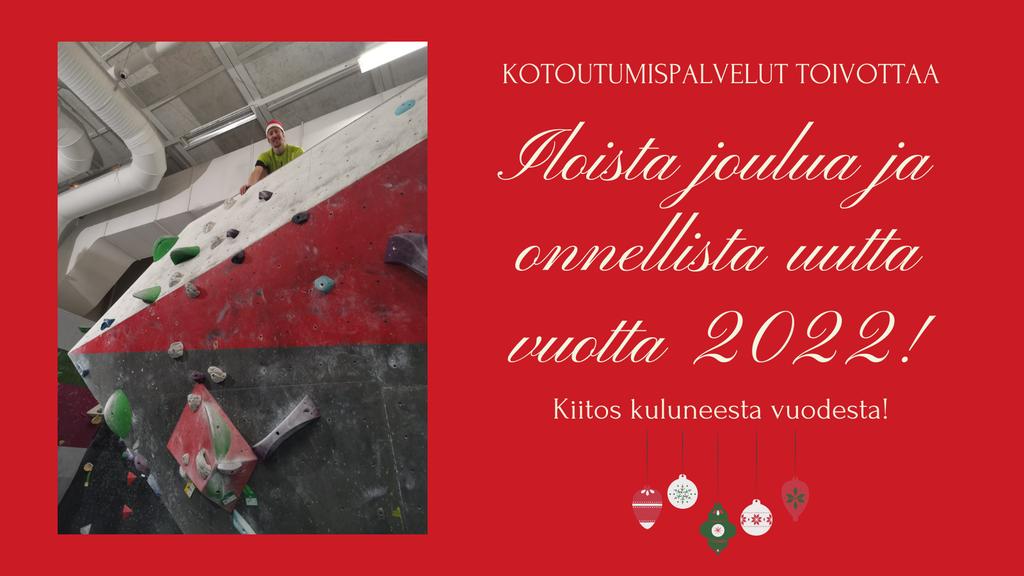 Joulu lähestyy ja tontut liikkuu ympärillä! Myös meidän pikkujouluissa oli punalakkisia kurkkimassa. <a href="/boulderpaja/">Jyväskylän Kiipeilykeskus - Boulderpaja</a> #jyvaskyla