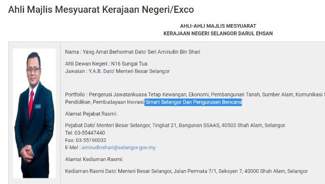 hazmi_firdaus's tweet photo. Siapa yg bertanggungjawab urus isu banjir di Selangor ni?

Ni 4 orang yg bertanggungjawab :

1.Abdul Latiff Ahmad 
(Menteri Tugas2 Khas - Bencana)

2.Aminudin Hassim
(KP NADMA)

3.Amirudin Shaari
(Pengerusi Pengurusan Bencana Selangor)

4.Pengurusan Bencana Selangor bawah SUK https://t.co/1eLstnkXLv