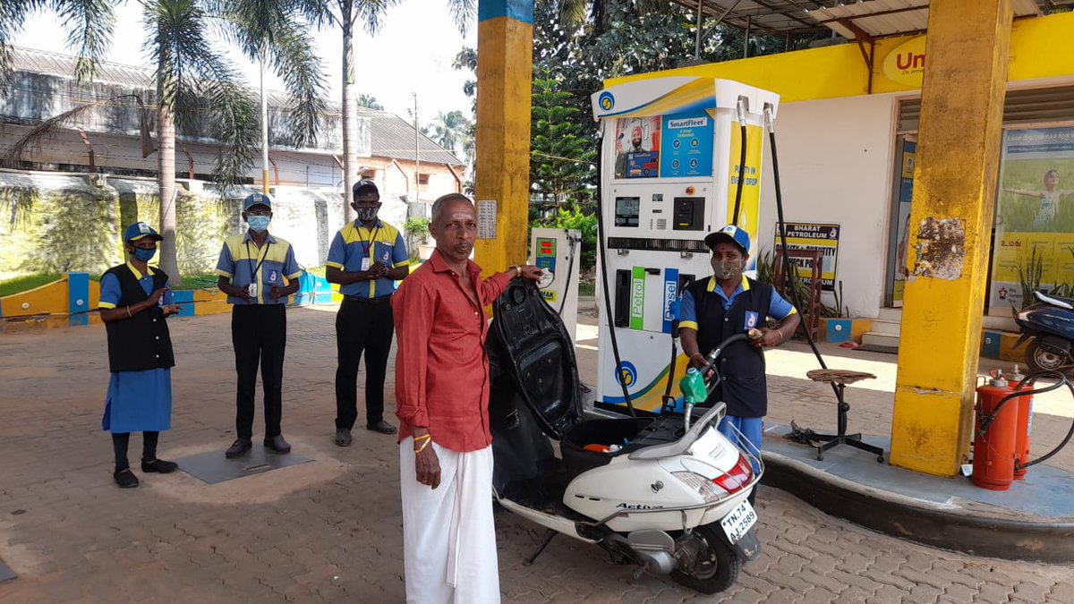 BpcRetailTvl's tweet photo. Congratulations to all the lucky customers who won Rs 200/- free fuel during #Happy Hours Campaign in the districts of Tirunelveli Retail Territory @BPCLimited @BPCLRetail @8singhi https://t.co/LryDSJ0ccQ
