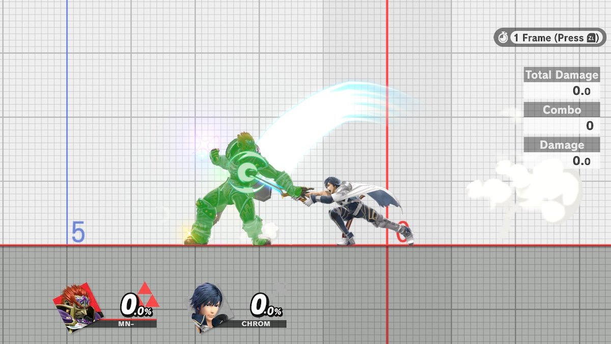 MNTheLibrarian's tweet photo. @xSdNx I'd just like to point out that this grab didn't just whiff because Ike's grab range sucks, but also because you literally can't grab Chrom's arms. And yes, this even applies to him standing in his shield. Thanks game devs, very cool. https://t.co/0zhEH9VfpO