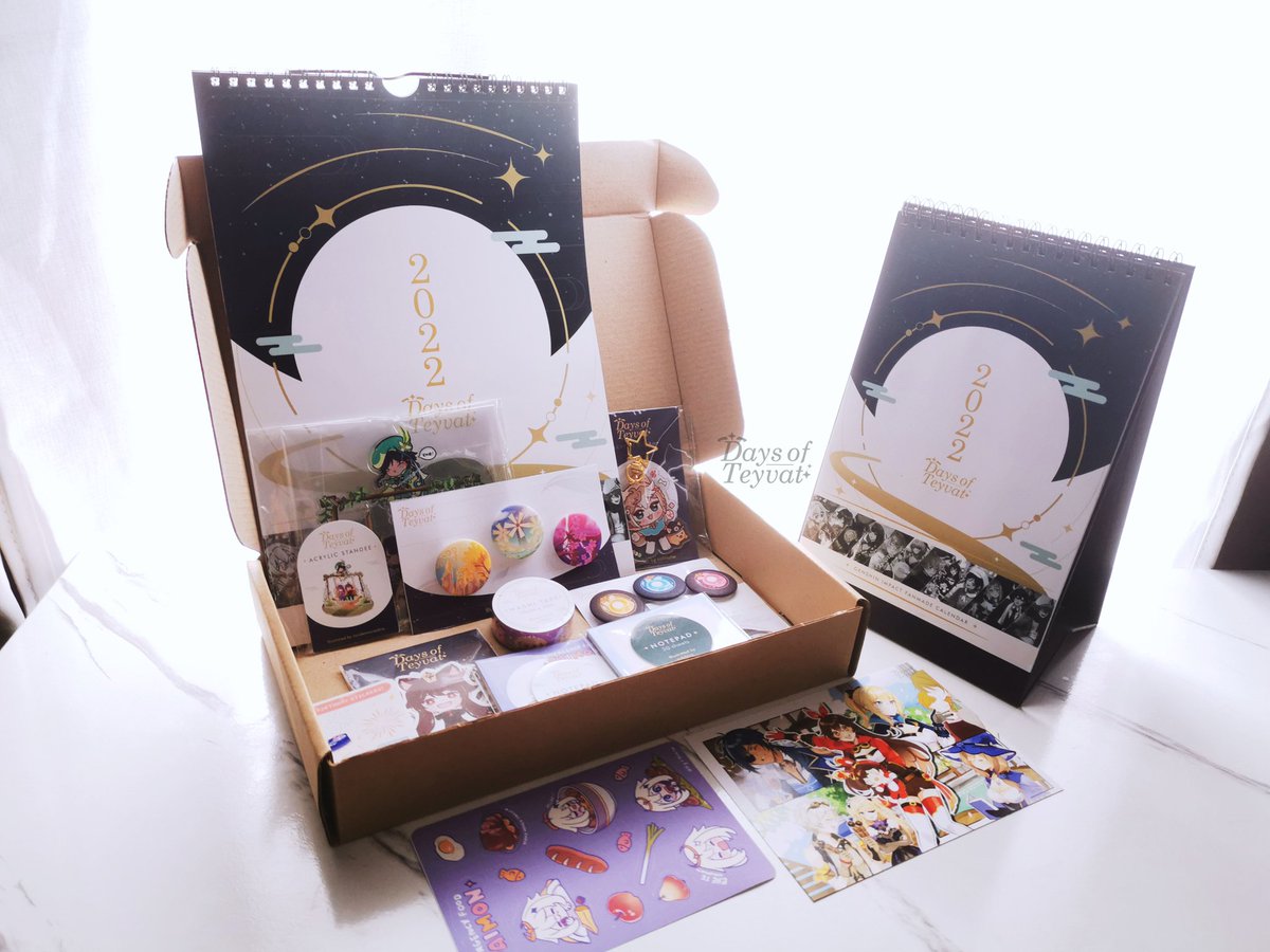 daysofteyvat's tweet photo. Actual photos of our calendar project ~ Everyone who pre-ordered please expect an email from us tonight!
PH orders, if you're gifting this and want it before Christmas, you may book lalamove/grab if you're within Metro Manila! #Daysofteyvat #genshinimpact https://t.co/2AGcOi7ygy