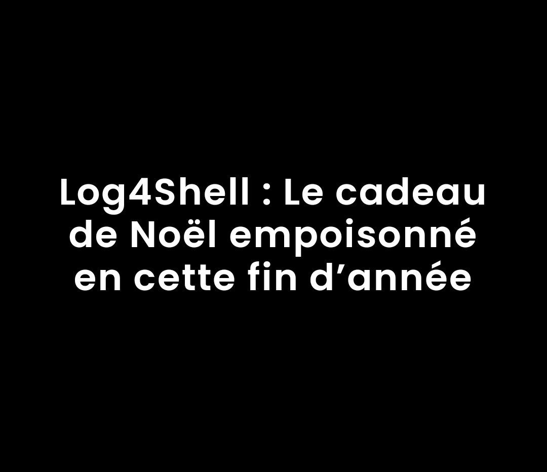 matthieugarin's tweet photo. 🔊 #Log4Shell, regardez cet excellent article de Nicolas Roy... c'est (très) complet, et en plus c'est en Français ! 🇫🇷 #ALire #Log4j https://t.co/9qXNqRObVV

➡️ Historique, applis vulnérables, campagnes d'exploitation 🔥, moyens de détection, pb de l'obfuscation, remédiation... https://t.co/Yci5JDgAgh