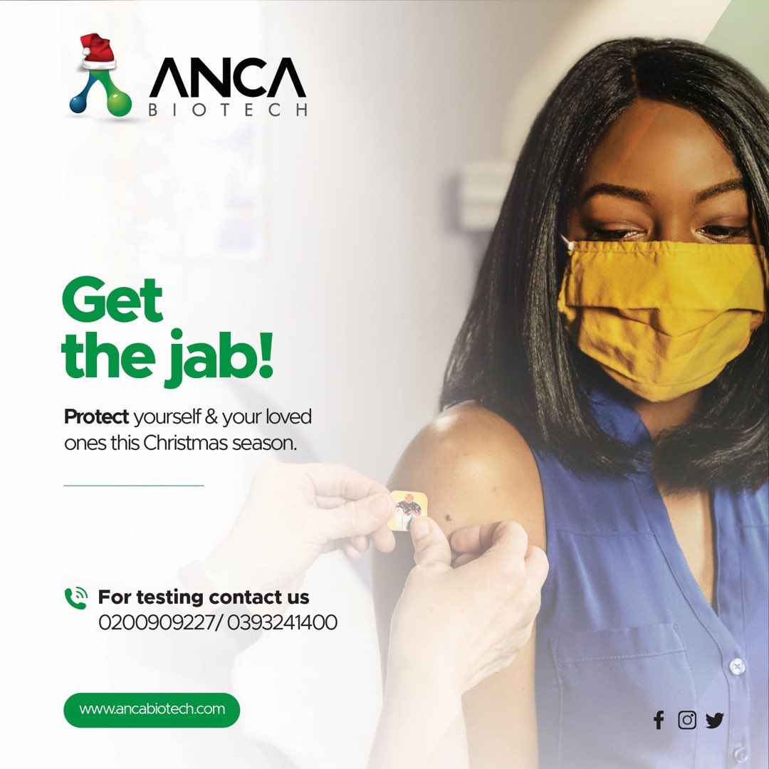 AncaBiotech's tweet photo. As many of us plan to travel back home for Christmas, let us all remember our duty to the people we love and care about.

When you get vaccinated, you not only protect yourself , you also protect those around you. 

Get the jab, protect your loved ones. 

#GetVaccinatedNow https://t.co/mJTJYcagOk
