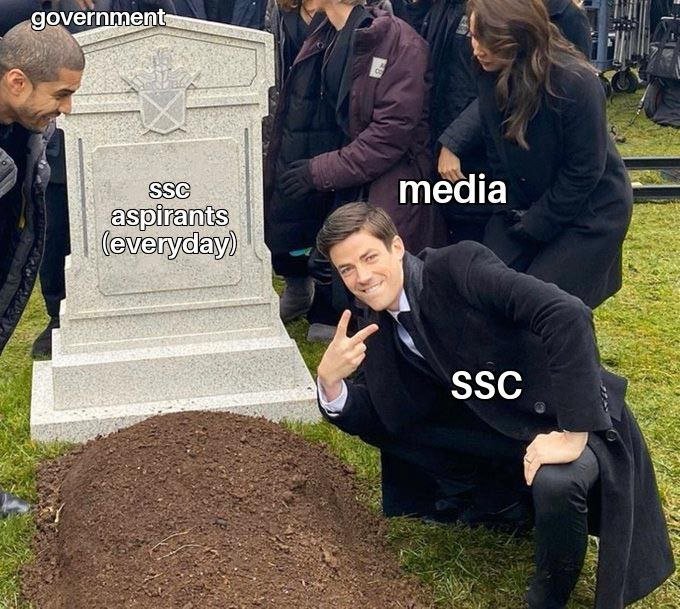 ravirathi096's tweet photo. Digging our own grave now we can relate this after coming in SSC
#declare_cgl19_result @PMOIndia @RahulGandhi @DoPTGoI @DoptSecretary https://t.co/NQv64zGvhl