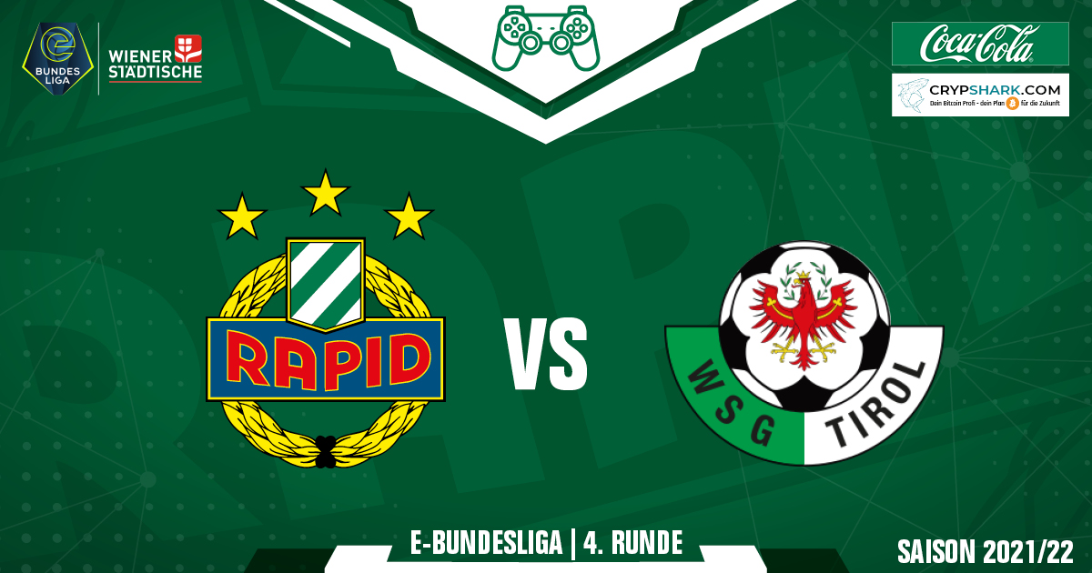 SK Rapid (@skrapid) on Twitter photo <a href="/MarioViska/">Mario Viska</a> und seine Jungs treffen heute im Teambewerb der <a href="/eBundesliga_at/">eBundesliga</a> auf <a href="/WSGTIROL/">WSG Tirol</a>.🎮
Ob unsere grün-weißen eSportler wieder zurück auf die Siegerstraße finden, erfahrt ihr heute Abend auf #LAOLA1.at. 📺
📃 skrapid.at/ebundesliga212…
#SCR2021 #SCResports #ebundesliga <a href="/MarioViska/">Mario Viska</a> und seine Jungs treffen heute im Teambewerb der <a href="/eBundesliga_at/">eBundesliga</a> auf <a href="/WSGTIROL/">WSG Tirol</a>.🎮
Ob unsere grün-weißen eSportler wieder zurück auf die Siegerstraße finden, erfahrt ihr heute Abend auf #LAOLA1.at. 📺
📃 skrapid.at/ebundesliga212…
#SCR2021 #SCResports #ebundesliga