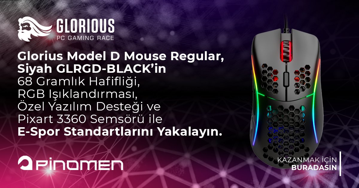Glorius Model D Mouse Regular - Siyah GLRGD-BLACK ile s-spor standartlarını yakala. 

Fırsatı kaçırmamak için hemen pinomen.com’u ziyaret et. 

#pinomen #pinomencom #mouse #glorius #mouse #gaming mouse