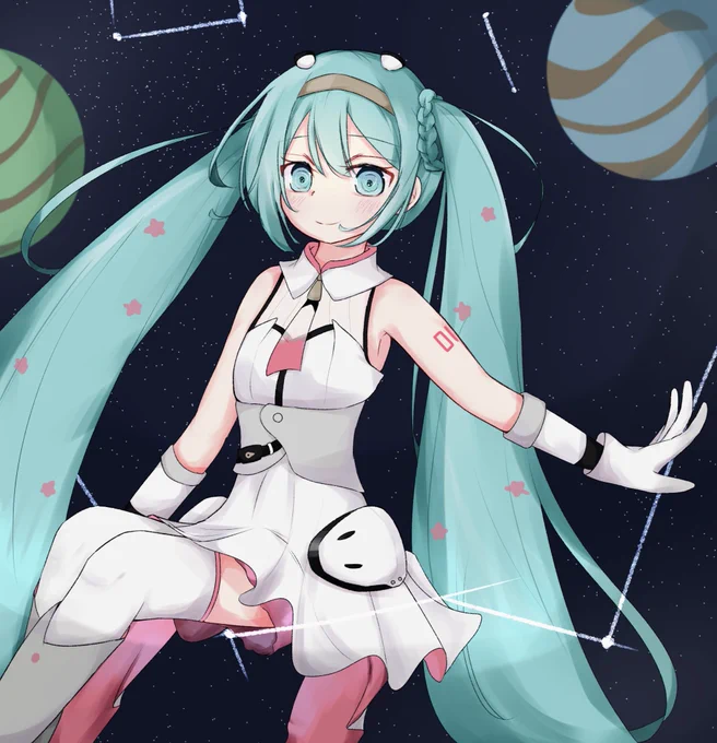 6曲目 水色侵略/ナユタン星人
#100曲ボカロ絵チャレンジ
#初音ミク 