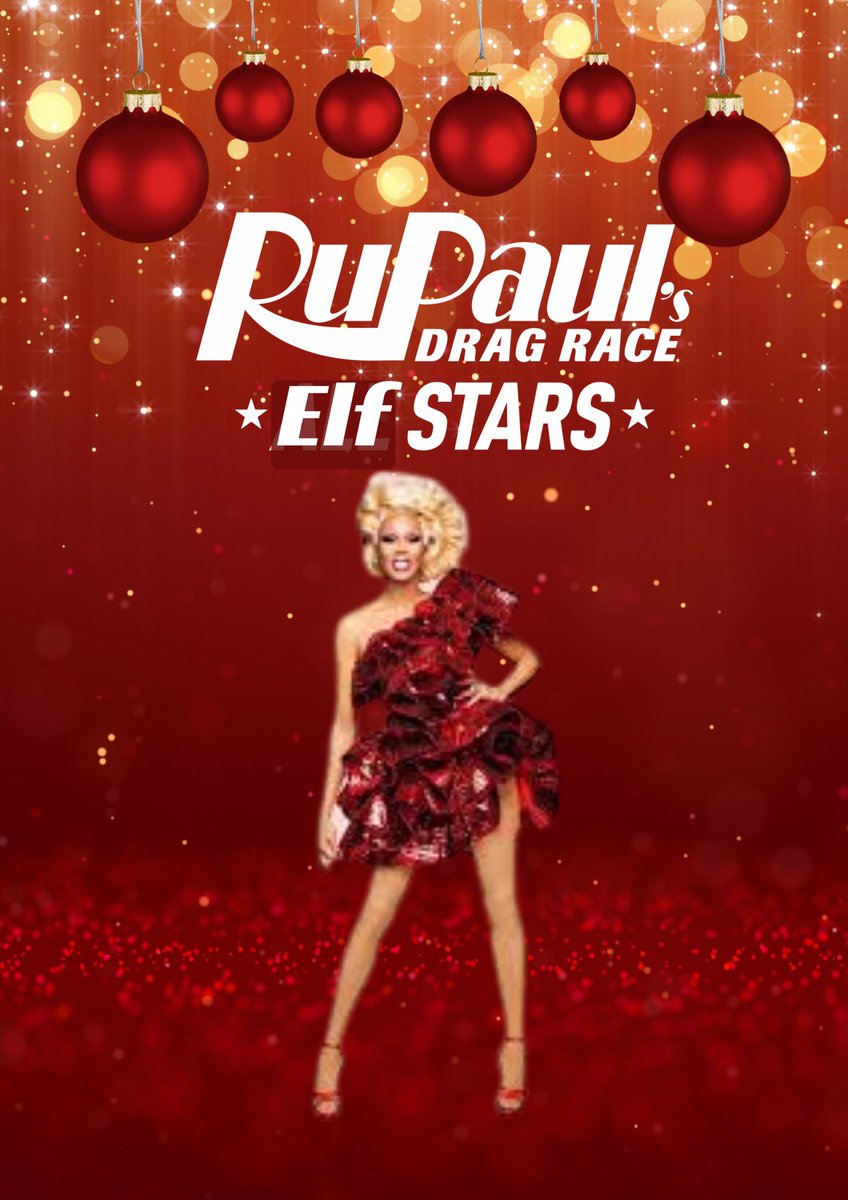 theDrBoo's tweet photo. When your child gets old enough for @RuPaulsDragRace , gets Covid and binge watches the UK versions (with particular 😍 to @its_tayce @biminibon and @TiaKofi ), and still has an Elf on the Shelf. What is a Mum to do? Answer: Drag Race Elf @RuPaul 1/2 https://t.co/tPuees4Ru5