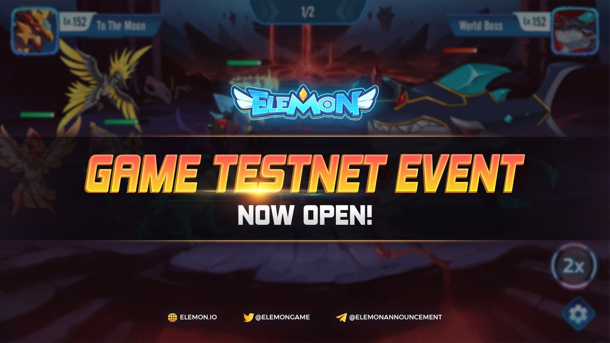 ElemonGame's tweet photo. 🔥ELEMON GAME TESTNET LIVE NOW🔥

🌍Website: https://t.co/FoXXIXg478

🌟The 1st territory open for discovery is small part of Corsair Land

Welcome 5,000 early birds having chances to explore our Game testnet! 

🌟List: https://t.co/LgzwWXiZGB

🌟Details: https://t.co/2SrhRj0Wcy https://t.co/QO4eYJtK1y