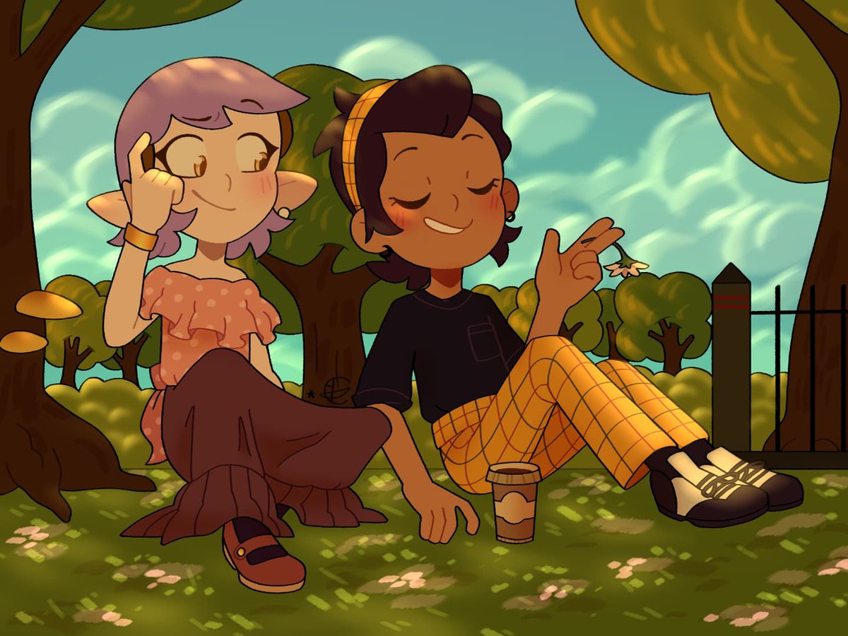 look guys they really dressed up and travelled together!! 🥰
.
.
.
#theowlhouse #lumity