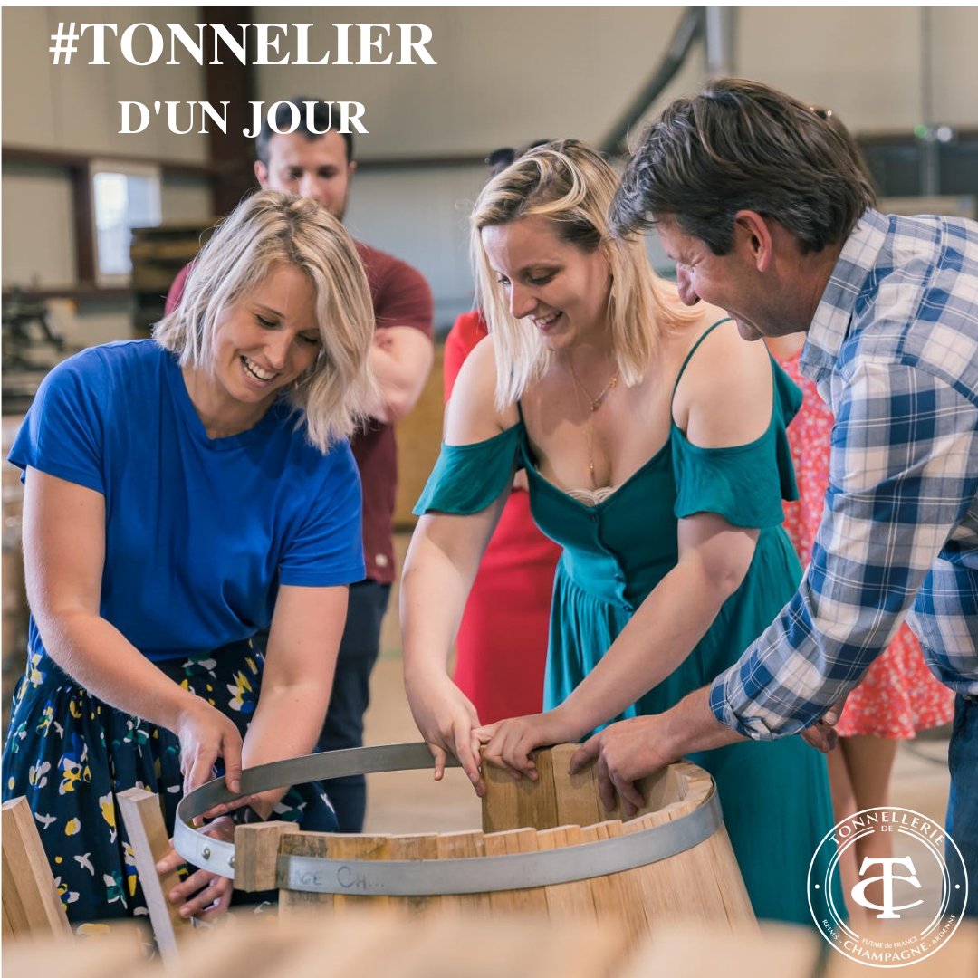 TonnellerieCA's tweet photo. Encore à la recherche d'un cadeau original ? Offrez un bon #TonnelierDunJour pour une découverte immersive VIP de la #Tonnellerie de #Champagne: visite + montage et roulage #FUT + #degustations 
Détails en MP + site partenaire  @ReimsTourisme 
#oenotourisme #ExperienceAlaRemoise https://t.co/0GkCL242p4