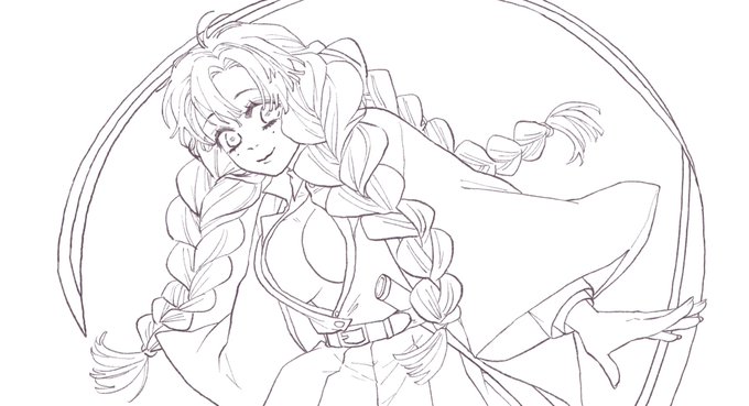 女の子描くの楽しいいい
落描きなので何も考えないで構図作ったら🍡ちゃん、いつも通りの構図になったな 