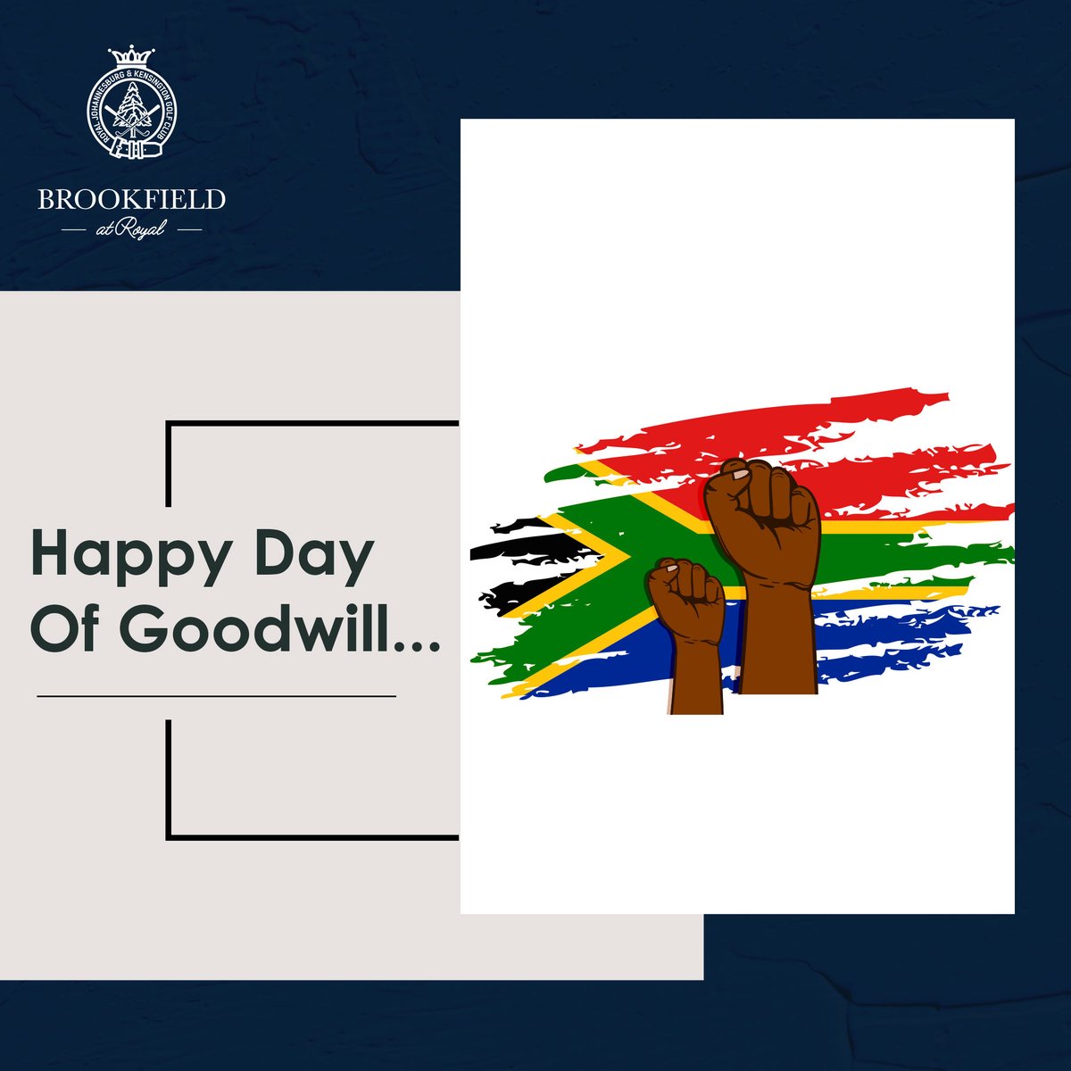 Happy Day of Goodwill from all of us at Brookfield.