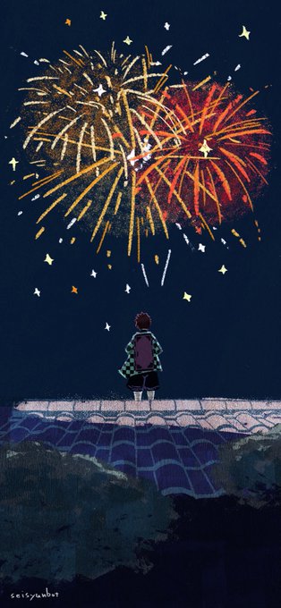 「打ち上げ花火 花火」のTwitter画像/イラスト(人気順)