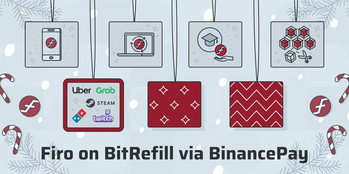 firoorg's tweet photo. On the 5th day of #7daysofFiro, we're excited to announce that Firo is now available on Bitrefill via Binance Pay. Use Firo to buy gift cards for all of your favorite retailers, including Steam, Uber, and Twitch. #FIRO $FIRO

https://t.co/shedJYIsQT https://t.co/1tkrsVNErM