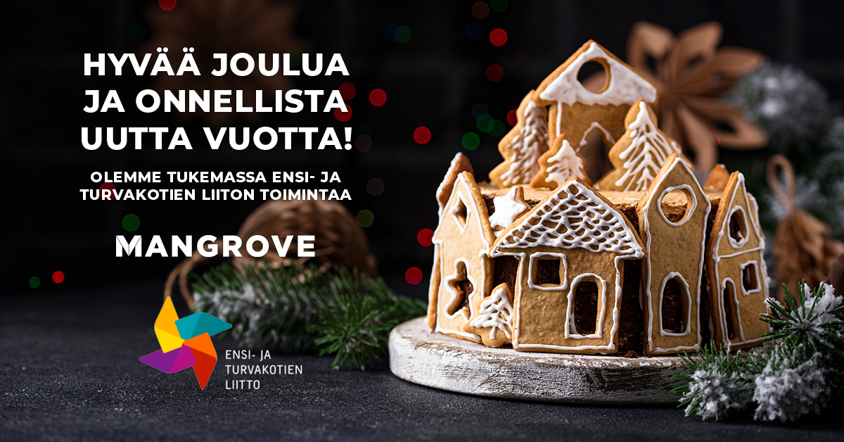 Toivotamme hyvää joulua ja onnellista uutta vuotta!
Olemme tänäkin vuonna tukemassa @Ensi_turvakodit  kautta vaikeissa tilanteissa eläviä lapsia ja perheitä, jotta heillä olisi mahdollisuus rakentaa parempaa tulevaisuutta.