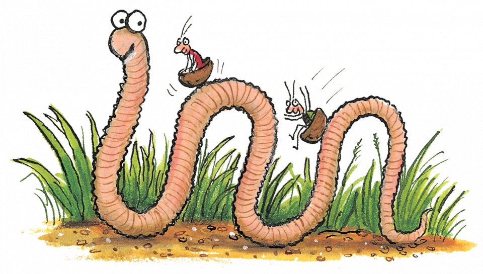 TheTomlins's tweet photo. Superworm is long and pink,
Superworm can grow and shrink.

No idea why the original words to this children’s classic were changed? 🤷🏼‍♂️ BBC1 Christmas Day to find out if Julia Donaldson has put them back. https://t.co/ZlBF7NpPhE