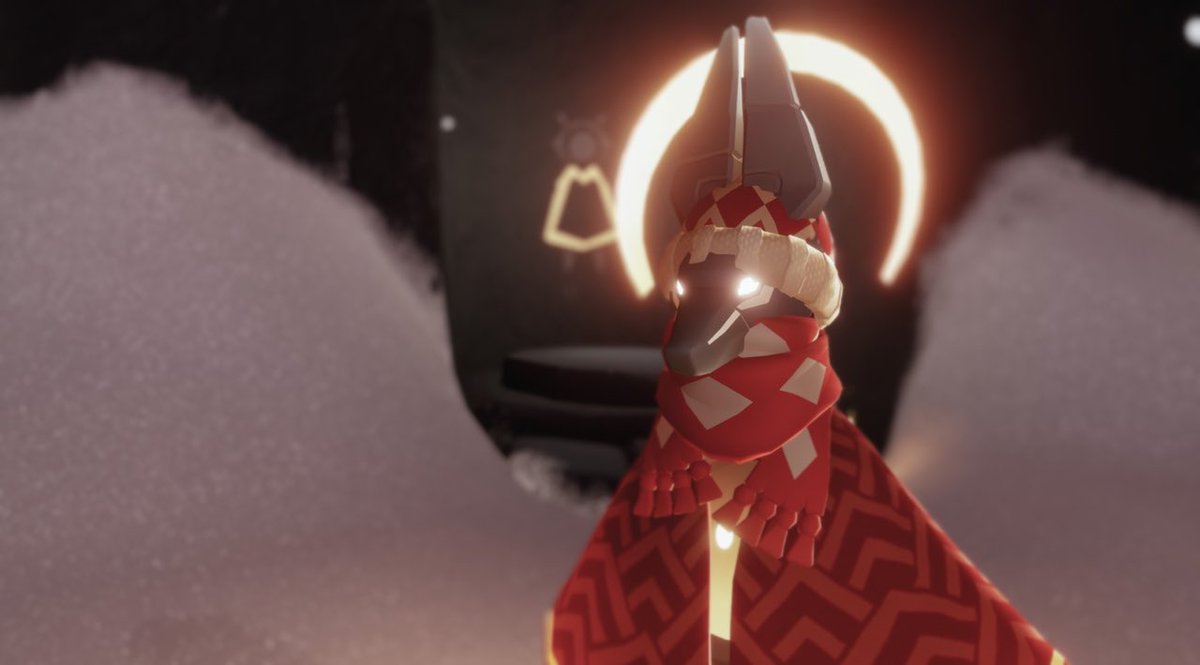 pp04_00's tweet photo. マフラーと帽子いい感じです。
#thatskygame https://t.co/rTnKGVUDH9