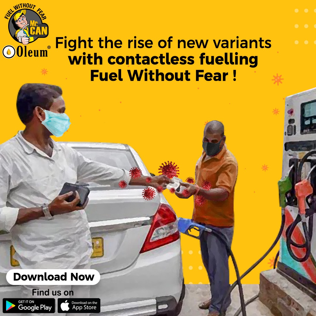 Oleumx's tweet photo. Fight the rise of new variants with contactless fuelling fuel without fear

Click Here to download Oleum Mr.can app: https://t.co/20WuYYyrX8

#oleum  #destination #mrcan #fuelling #safe #contactless #cashless #digitalfuel #fuelwithoutfear #extraearnings

India https://t.co/sha5dqIB7j