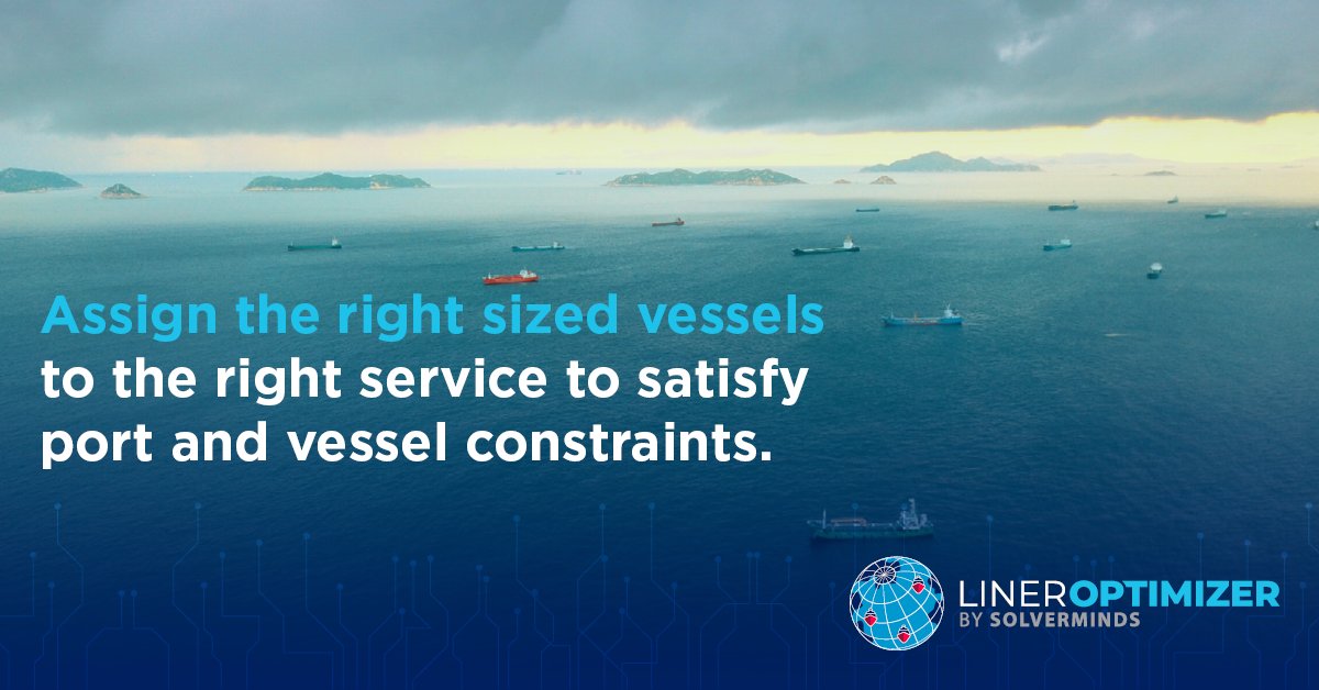 SOLVERMINDS's tweet image. OptiFleet determines your vessels' capacity by TEUs rather than weight, ensuring that the movement costs of empty container surplus and deficits are kept to a minimum.  

Learn more: bit.ly/3ns89zb

#OptiFleet #Solverminds #Shipping #Maritime #FleetManagement #AI