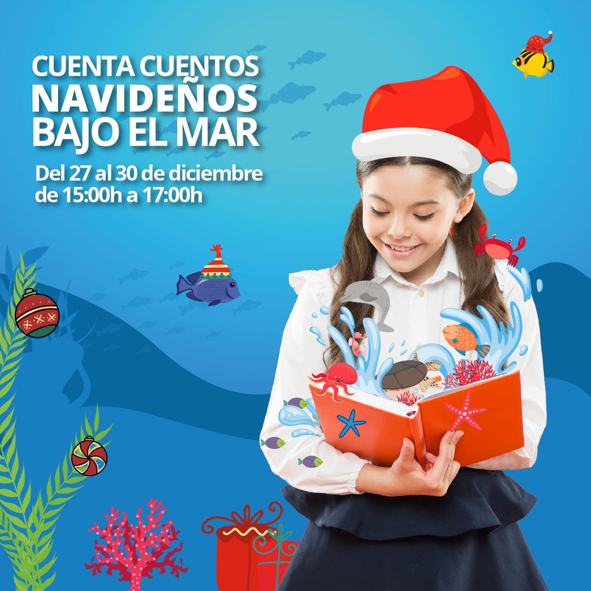 La semana que viene te esperamos con nuestro cuenta cuentos a partir de las 15:00h en Zenia.