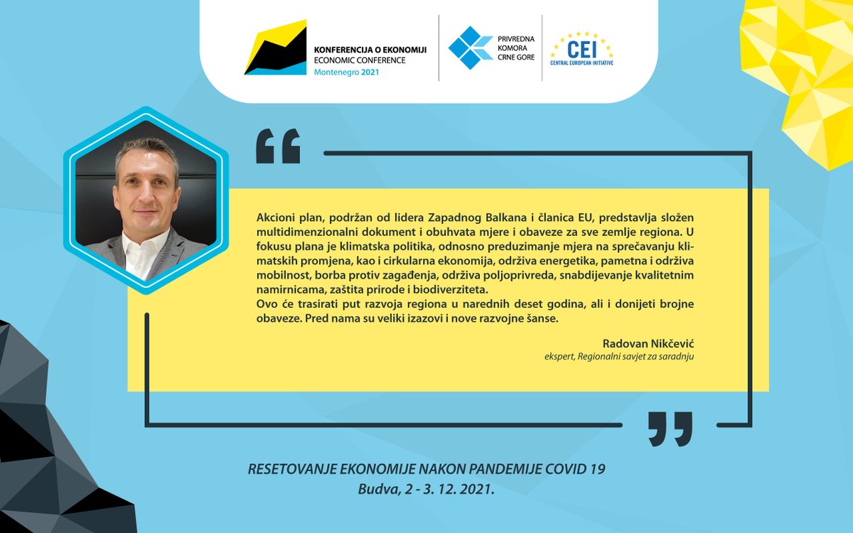 KECG2025's tweet photo. #KECG2021 highlights | Radovan Nikčević @Verba_Volant74 ekspert, Regionalni savjet za saradnju: https://t.co/w1moBNSDTi
