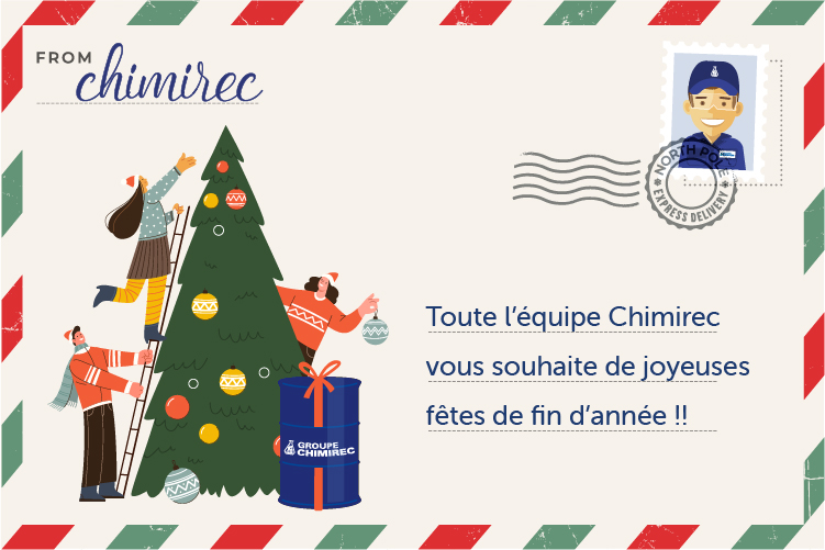 Les équipes CHIMIREC vous souhaitent de joyeuses fêtes de fin d’année ! 🎄🎅 #recyclage #noël #évènement #écologie