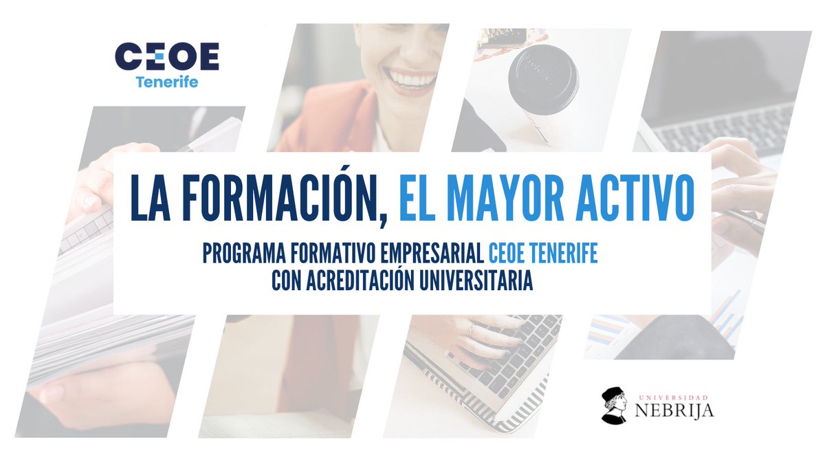 noainnova's tweet photo. La #formación es la mejor inversión tanto para las personas trabajadoras como para las empresas.
Como alumno/a mejoras tu cualificación #profesional y tus condiciones laborales. Todo ello avalado por una acreditación Universitaria.
#cualificación #empresa #personas
@ceoetenerife https://t.co/RxRpNO3ZSY