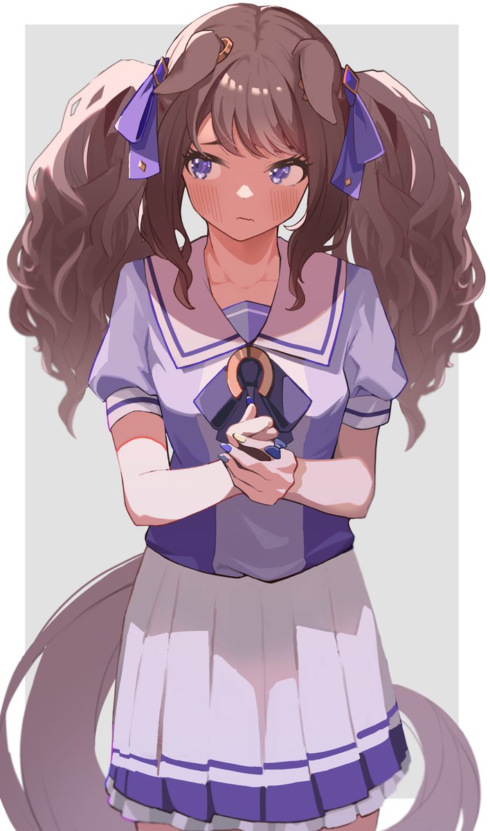 ウマ娘 もじもじするトーセンジョーダン イラスト ウマ娘うまぴょいまとめ