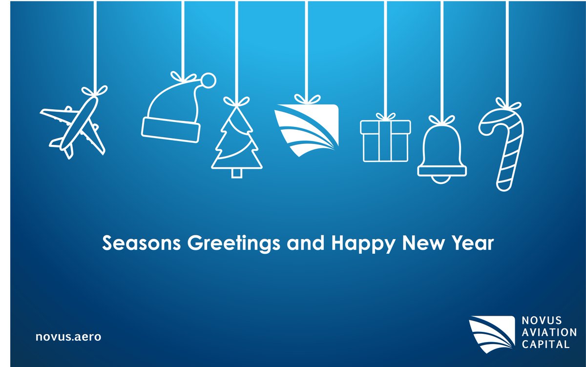 NovusAviation's tweet photo. Novus Aviation Capital wishes you a joyous Holiday Season and a prosperous New Year. https://t.co/dzpt8yMJkZ
