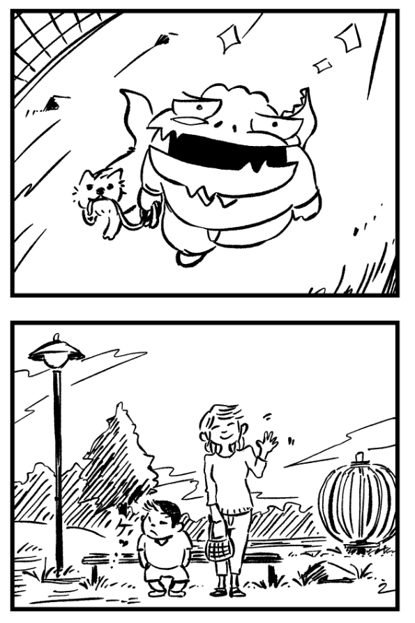 ティラノ最新話〜の線画 