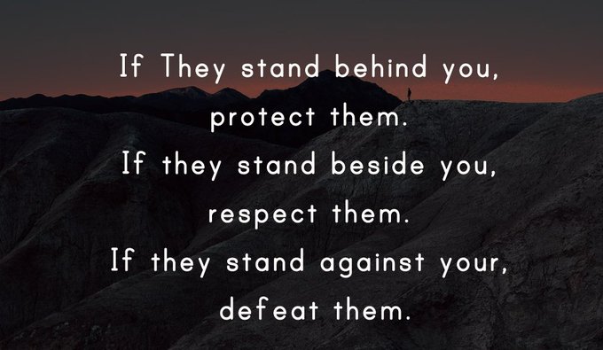 raymondporter's tweet photo. if they stand behind you ? https://t.co/PPbrqCjqe1