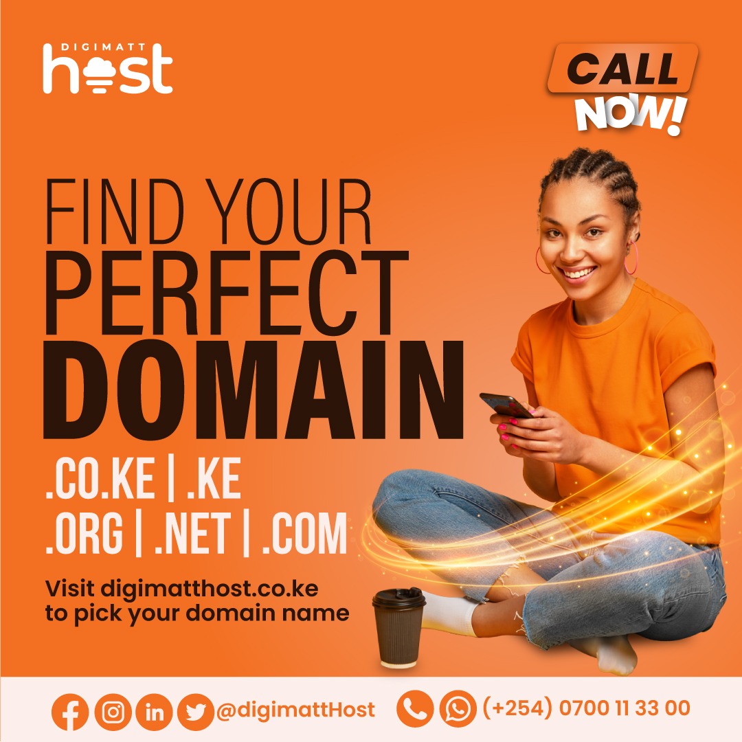 digimatthost's tweet photo. DM us for domain registration and Get your business online before the end of the year.
Email us on: sales@digimatthost.co.ke, Also check our website: https://t.co/MMAvNJrMW0 for more services https://t.co/pCNYD0UDXs