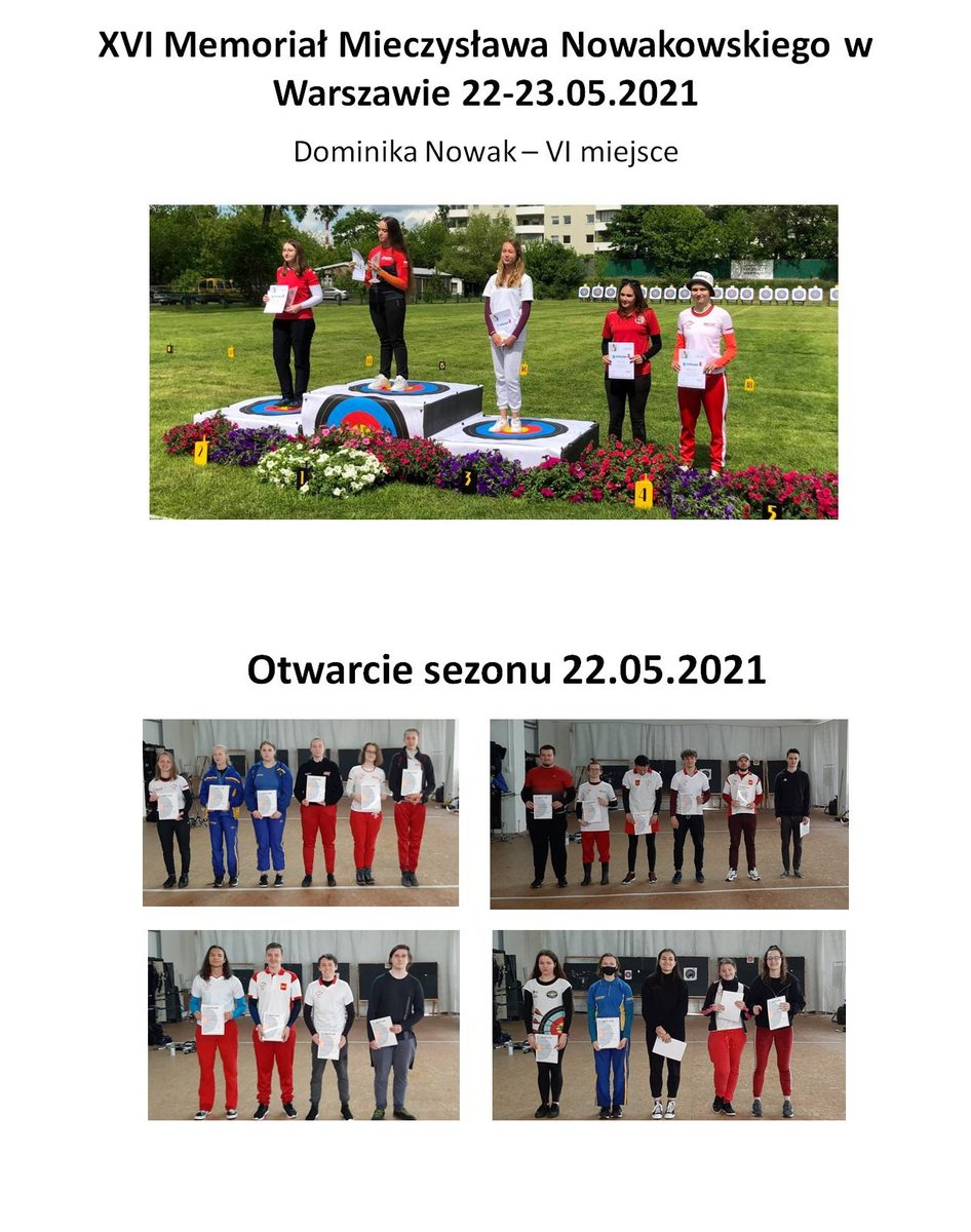 spolemarchery's tweet photo. Dzisiaj maj 2021:
#łucznictwo #sport #łódź #trening #zawody #medale #puchar #podium #wygrana #wspomnienie #maj #maj2021 #czaswolny #aktywnoscfizyczna #lozanna #sezon #aktywnywypoczynek #podsumowanie #sportlover #sukces #hardwork #bałuty @lodzkocham @ksspolem https://t.co/fUwEgKjydW