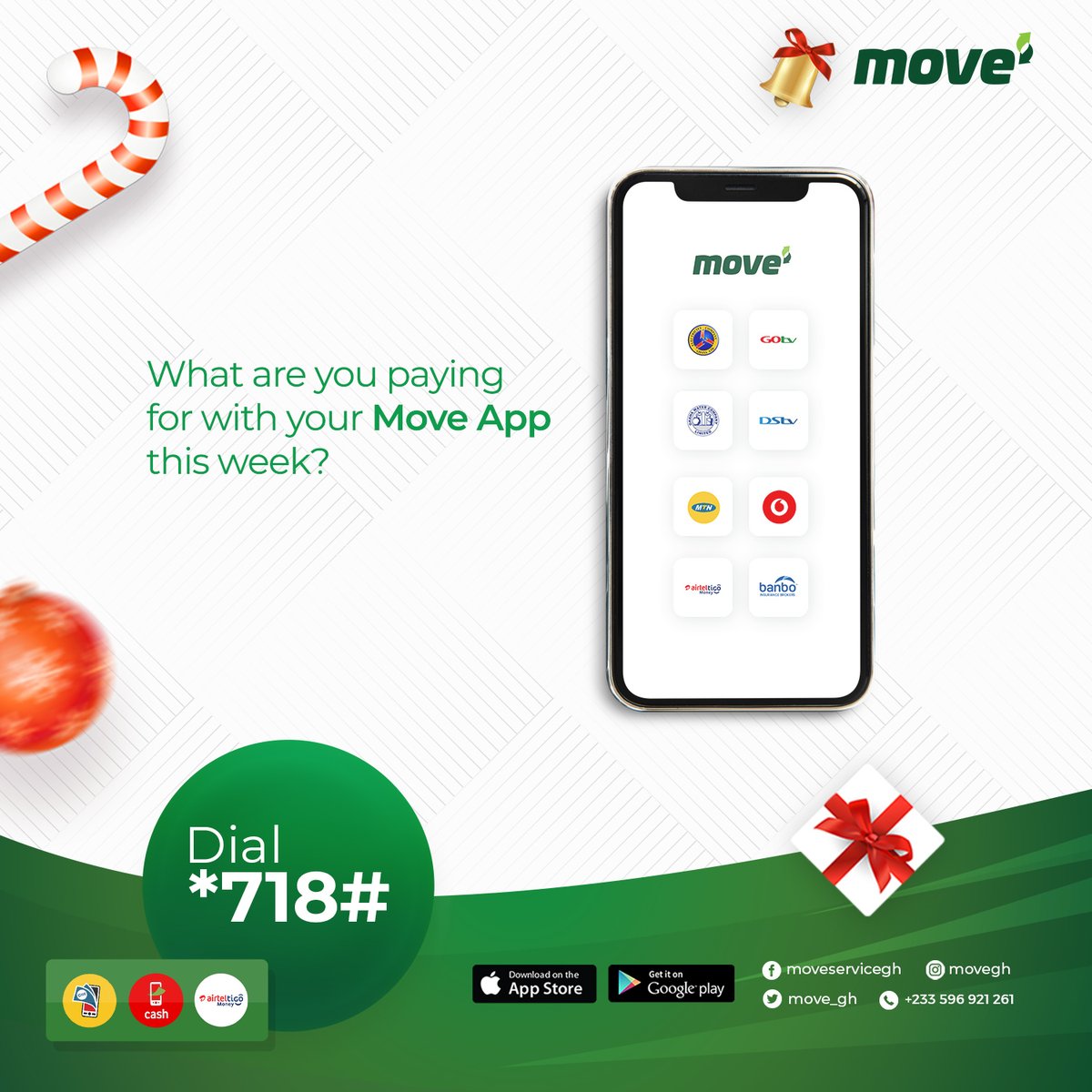 We’re getting closer to the Christmas season! Tell us how are you using your Move App 👇 

If you haven’t downloaded the app yet, search for “Move” on Play Store or App Store now.

#JustMove